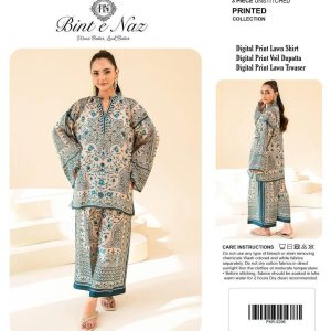 Sapphire Cream – Luxury Digital Printed 3-Piece Lawn